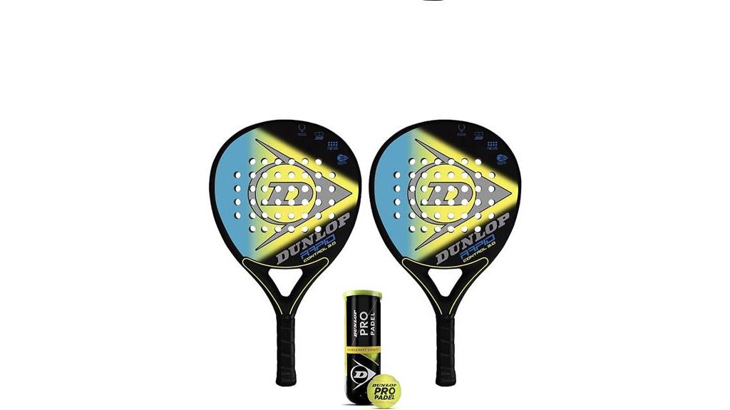 high performance dunlop padel rackets