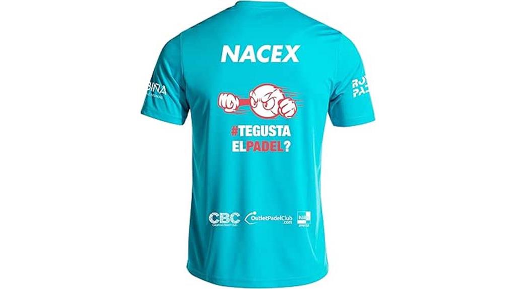 barcelona padel tour t shirt