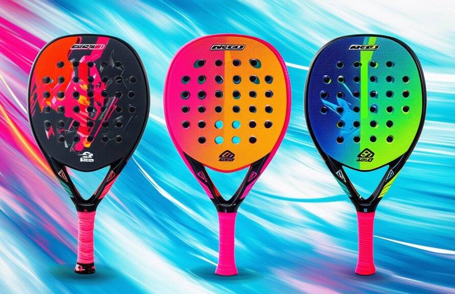 top rated spin padel rackets