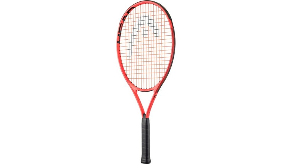 junior tennis racket orange