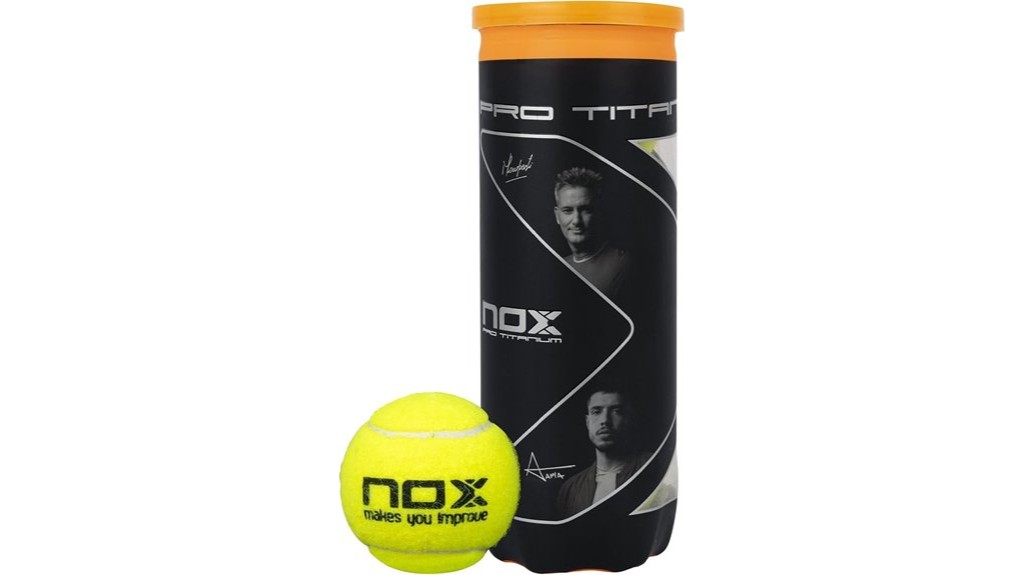 premium titanium padel balls