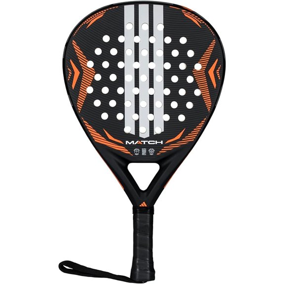 adidas Match 2026 Padel Racket Black 404g