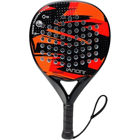 ianoni Padel Racket with Carbon Fiber Surface