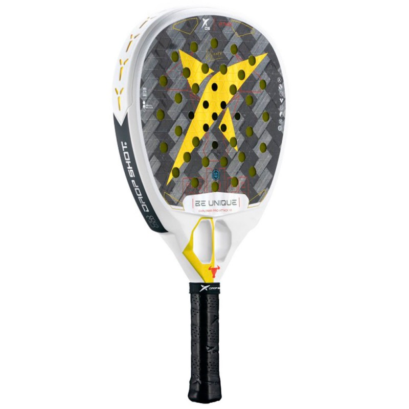 Drop Shot Explorer Pro Attack 1.0 2025 back view showing Lucas Campagnolo signature