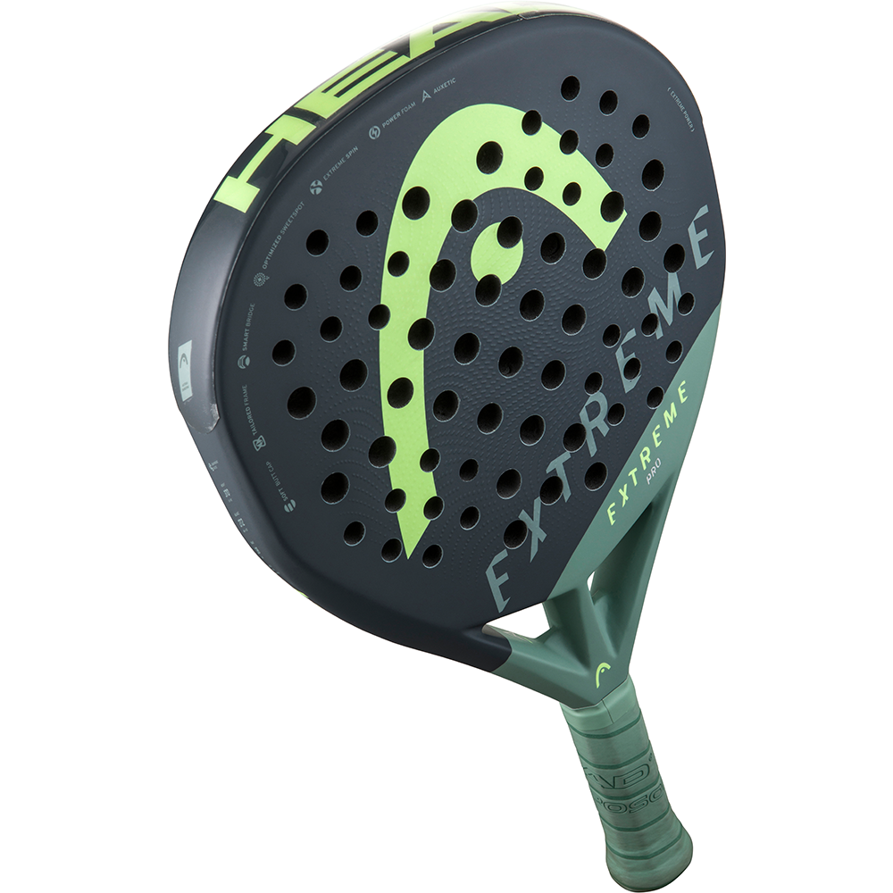 HEAD Extreme Pro 2026 Padel Racket - Detail View showing 3D Extreme Spin texture