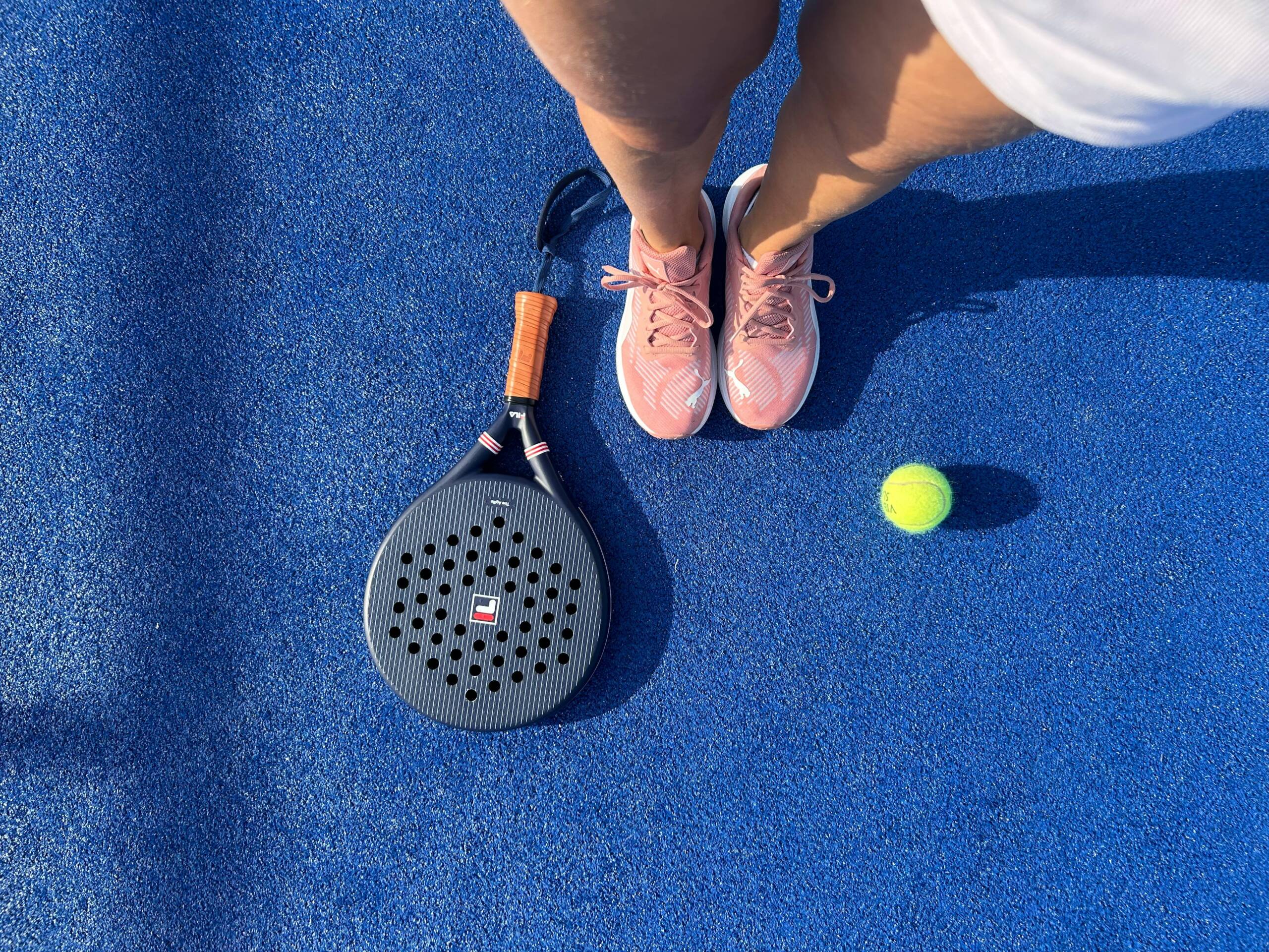 Padel court action - Adidas Barricade 14 review