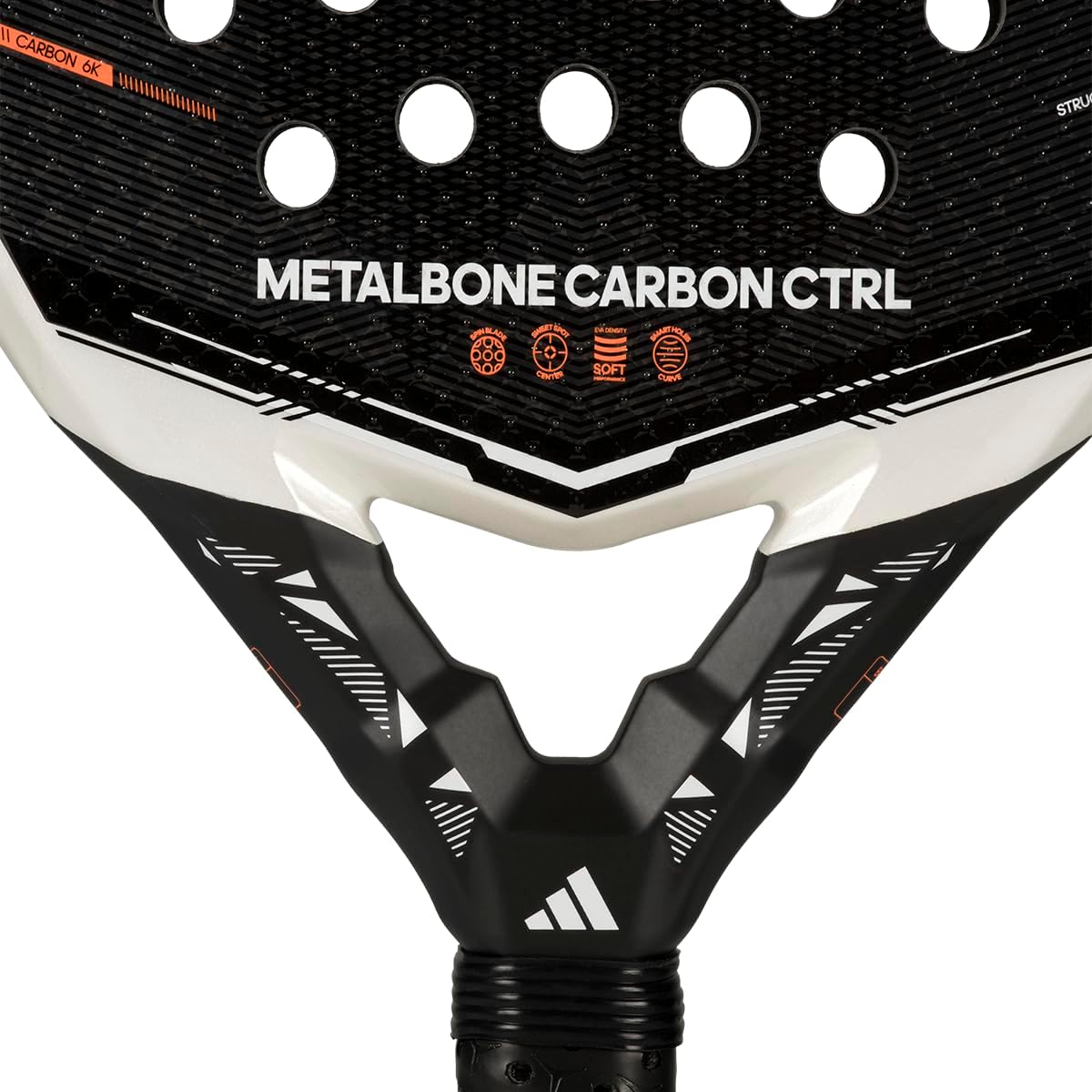 Adidas Metalbone Carbon CTRL 2026 Padel Racket Review: Precision Engineered for Advanced Players 2 Adidas Metalbone Carbon CTRL 2026 - side profile and grip detail