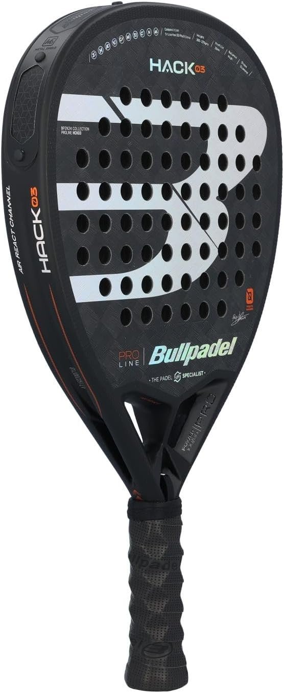 Bullpadel Hack 03 24 padel racket - view 3